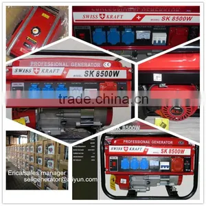 Promotion!!! 8500w Portable Swiss Gasoline Generator /Swiss Kraft Generators thumbnail-3