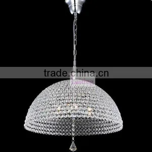 Energy-saving Clear Crystal Chandelier & Half-ball Light thumbnail-1