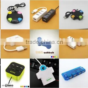 Mini Super Slim High Speed 4-port Usb 3.0 Hub Can Customize Glowing Logo thumbnail-4