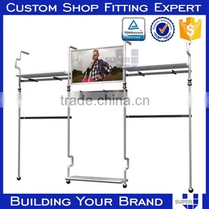 Custom Powder Coated Metal Unique Wall Shelves With Levelers thumbnail-3