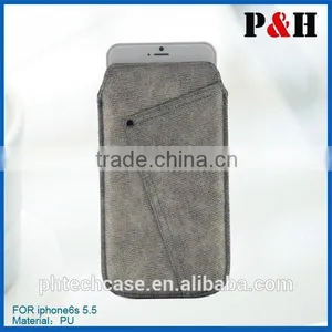 Pouch Leather Case for Iphone6, Flip Case Cover Pouch,flip Leather Case Cover for Iphone6 thumbnail-3