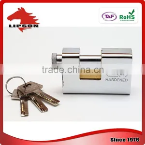 LS-301 Normal Key Amour Plated Rectangular Padlock thumbnail-1