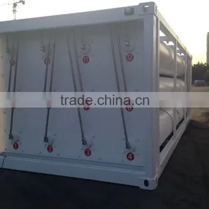 ISO11120 40feet OD559mm 12tubes CNG Jumbo Tube Skid thumbnail-5