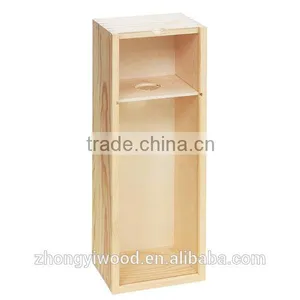 Trade Assurance Ecofriendly Pine Wood Custom Wooden Wine Gift Box for Sale thumbnail-3