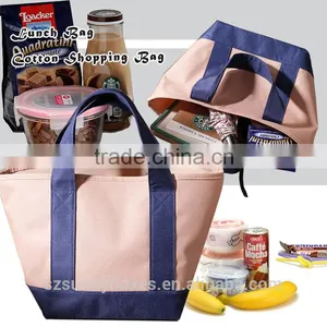 New Design Customized Lunch Bag Cotton Tote Bag Shopping Bag thumbnail-1