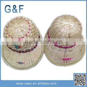 Best Price Custom Visor Handmade Bamboo Hat thumbnail-5