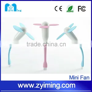 Zyiming Hot Selling Summer Mini Fan YM-F28 Usb Led Fan With Strong Wind thumbnail-4