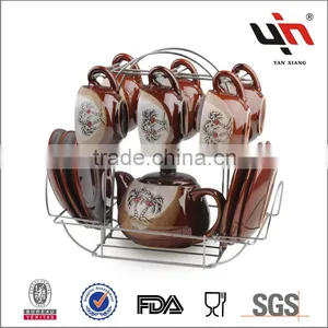 Y2750 Hot New Porcelain Tea Coffee Set thumbnail-1