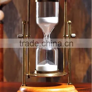Retro Rotatable Metal Sand Timer Hourglasses thumbnail-1
