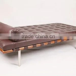 Living Room Furniture Leather Daybed Barcelona Daybed thumbnail-1