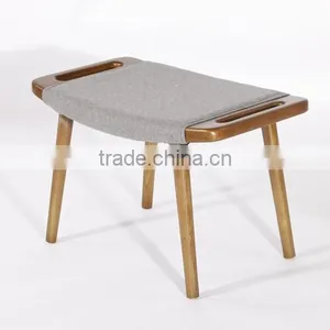 Hans J. Wegner Cashmere Teddy Bear Chair and Ottoman thumbnail-4