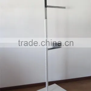 Floor Standing 2 Way Stepped Display Rack for Hanging Items thumbnail-2