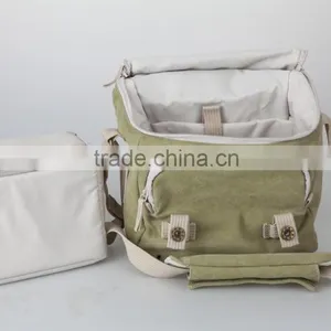 Caden Canvas Functional Camera Large Shoulder Bag thumbnail-5