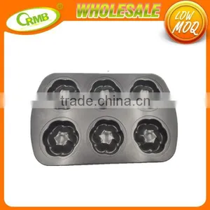6 Cups Flower Pan Cake Mold Bakeware Ovenware thumbnail-1
