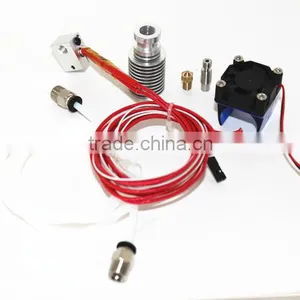 3D Printer J-head Hotend With Single Cooling Fan for 1.75mm/3.0mm E3D v6 Direct Filament Wade Extruder 0.2mm/0.3mm/0.4mm Nozzle thumbnail-2