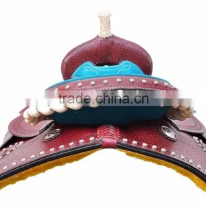 New Horse Western Pleasure Saddle Premium Quality WS127 thumbnail-3