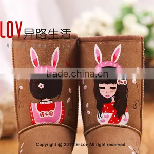 NO.U005LHot Sales High Quality and Cheap Woman Fur Boots thumbnail-5