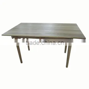 T015 Antique Folding Wooden Table thumbnail-5