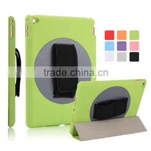 Special Design 360 Rotating Handheld PU Cover for Ipad Air 2 Case thumbnail-1