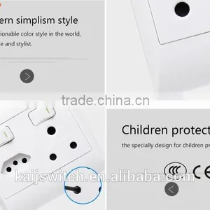 China Supplier South Africa Wall Light Switch and Socket thumbnail-3