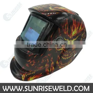 Portable & Professional High Quality Solar Powered Auto-darkening Welding Helmet/welding Mask for MMA/TIG/MIG Inverter Welder thumbnail-1