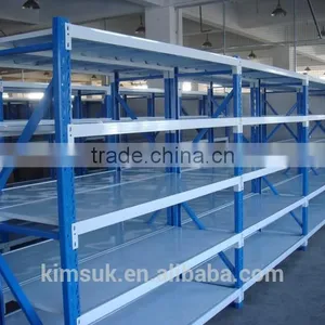 Steel Medium Duty Beam Rack Blue Exquisite Display Rack For Storages thumbnail-1