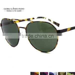 New Special Fashion Design Camouflage Color SunCristial High Quality Classic UV400 Eyewear Sunglasses Glasses 605M thumbnail-2