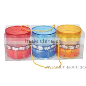 3pc Glass Jar Set,PVC Box thumbnail-1
