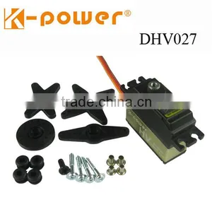 K-power Digital Titanium Gear 3.8kg 7.4V 0.05sec for 450 500 Trex RC Helicopter Tail DHV027 thumbnail-1