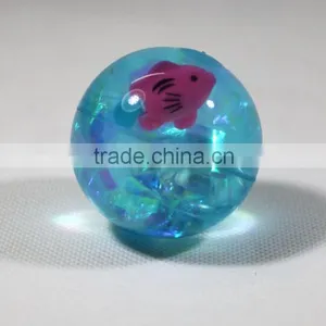 Factory Price 55mm Pvc Plastic Led Flashing Bouncy Water Ball Bouncing Toy Ball thumbnail-4