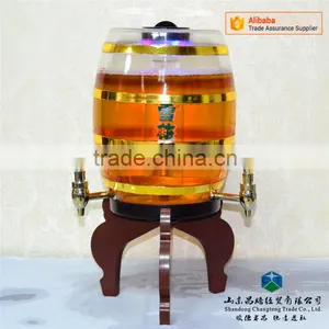 Crystal Cask Cannon Three Wine Faucets Cold Beer Dispenser thumbnail-1