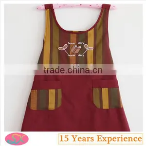 100%Cotton Embroidery Kithen Bib Aprons thumbnail-1