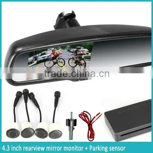 AK2043LAP4 BiBi Sound Radar Detector Auto Dimming and Display Reverse Germid Rearview Mirror thumbnail-5