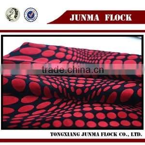 Red and Black China Supplier Flock on Flock 3d Bed Cover Set thumbnail-2