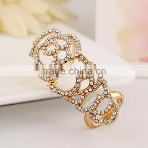 Fashion Wholesale Jewelry Rose Elastic Force Rings thumbnail-3