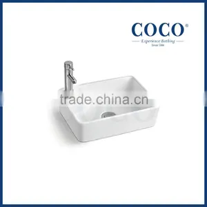 Bathroom 480mm Rectangle Above Counter Mounting Face Basin thumbnail-1