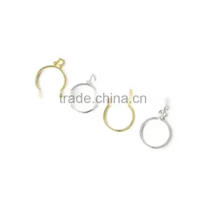 Minimalist Stainless Steel Women Simple Ring With Small Charm thumbnail-1