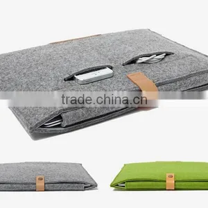 Hot Felt Protective Bag Laptop Sleeve Case For Macbook Laptop Air /Pro / Retina, 11.6",13.3"15.4" thumbnail-1