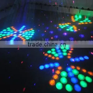 3 Claw Moonflower 18W RGBYW LED Light and 500mW RB Animation Twinkling Laser Light thumbnail-2