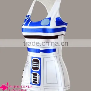 2015 New Design Ladies Tank Tops With Moive Printed thumbnail-3