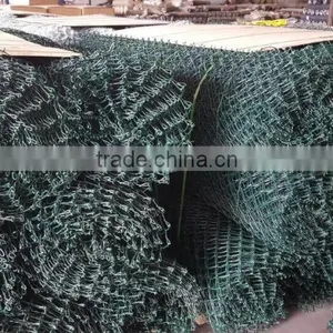 Chain Link Border Fence/playground Chain Link Fencing/Countyard Park 9 GUAGE CHAIN LINK FENCE 8 FT HIGH x 25 FT ROLLS thumbnail-3