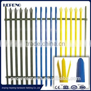 Gold Manufacturer Electro Galvanized Palisade Fence thumbnail-3