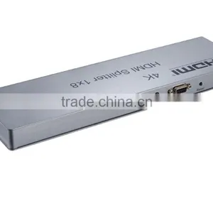 VOXLINK 1x8 HDMI Splitter 4K(HDMI 1.4,HDCP1.4 ,4K,IR Extension, EDID Management, RS232) EU/US/UK/AU thumbnail-2