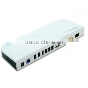 DVI/HDMI Dual Video Super Speed USB 3.0 Universal Docking Station for Laptop Desktop Computer Users thumbnail-1