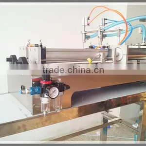 Small Full Pneumatic Double-head Glycerine Filling Machine (semi-auto Liquid Filler, Water Filler ) thumbnail-4