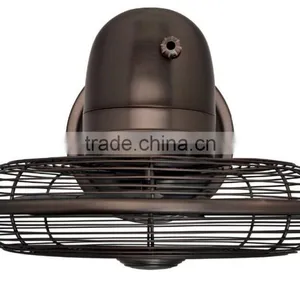 12" Metal Fan, Brushed Nickel Finish (Table Fan, Portable Fan) thumbnail-3