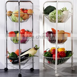 3-Tier Removable Kitchen Vegetable Storage Rack thumbnail-1