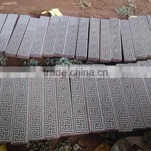 Engrave Ocean Red Granite Tile thumbnail-3