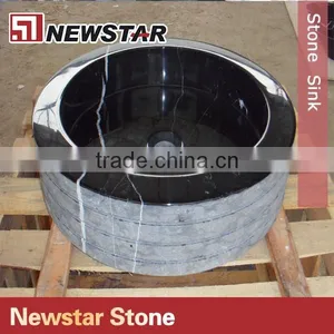 Newstar Polished Black Stone Sink thumbnail-5