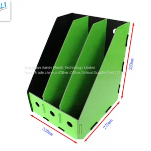 High Quality Eco-friendly Handmade Hot Selling A4 PP Foam Vertical 3 Layers Magazine File thumbnail-3